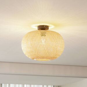 Lindby Kessia Brun - Loftlampe i naturligt bambustræ Lindby Kessia Brun - Loftlampe i naturligt bambustræ
