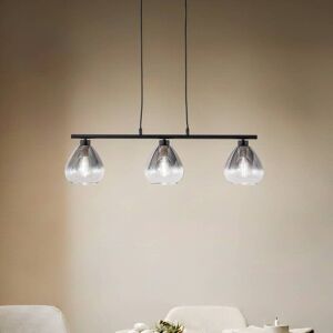 Hængelampe Pendura Lindby, dæmpbar, Aluminium/grå/zink, Stue/spisestue, Glas, Moderne Hængelampe Pendura Lindby, dæmpbar, Aluminium/grå/zink, Stue/spisestue, Glas, Moderne