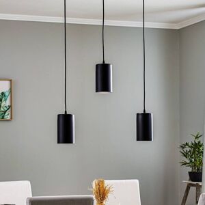 Hængelampe ZW Tube TEMAR LIGHTING, dæmpbar, Sort, Stue/spisestue, Metal, Moderne Hængelampe ZW Tube TEMAR LIGHTING, dæmpbar, Sort, Stue/spisestue, Metal, Moderne
