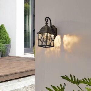 Væglampe Purnima Lindby, dæmpbar, Bronze/messing, Stue/spisestue, Metal, Industrielt design Væglampe Purnima Lindby, dæmpbar, Bronze/messing, Stue/spisestue, Metal, Industrielt design