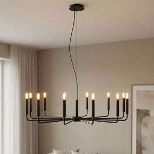 Euluna Lysekrone ORTO B Nowodvorski Lighting, Sort, Stue/spisestue, Metal, Moderne, Flerhovedet pendellampe Euluna Lysekrone ORTO B Nowodvorski Lighting, Sort, Stue/spisestue, Metal, Moderne, Flerhovedet pendellampe