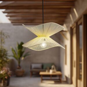 Lindby udendørs hængelampe Valdorin, beige, bomuld, Ø 40cm Valdorin Lindby, dæmpbar, Creme/amber, Tekstil/stof/silke, Moderne Lindby udendørs hængelampe Valdorin, beige, bomuld, Ø 40cm Valdorin Lindby, dæmpbar, Creme/amber, Tekstil/stof/silke, Moderne