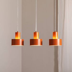 Hængelampe Rif 3 SIGMA, dæmpbar, Rød, Stue/spisestue, Metal, Moderne Hængelampe Rif 3 SIGMA, dæmpbar, Rød, Stue/spisestue, Metal, Moderne