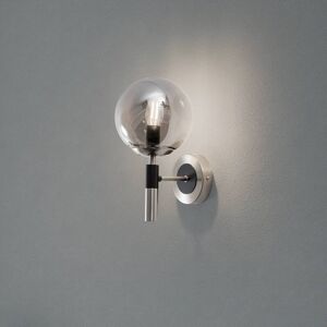 Væglampe Rollo Lamkur, dæmpbar, Aluminium/grå/zink, Stue/spisestue, Glas Væglampe Rollo Lamkur, dæmpbar, Aluminium/grå/zink, Stue/spisestue, Glas
