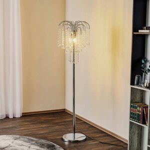 Euluna Gulvlampe Pioggia - Kristallen regn, krom Euluna Gulvlampe Pioggia - Kristallen regn, krom