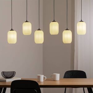 LichtED Verdi Pendellampe - Opalglas, Justerbart Kabel, Sort Stål LichtED Verdi Pendellampe - Opalglas, Justerbart Kabel, Sort Stål
