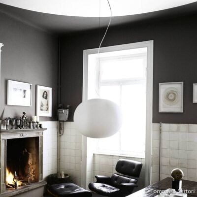 Flos Glo-Ball S2 Pendellampe - Opalglas Flos Glo-Ball S2 Pendellampe - Opalglas