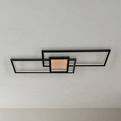 Lindby Emiljan Loftlampe LED - Moderne sort metal Lindby Emiljan Loftlampe LED - Moderne sort metal