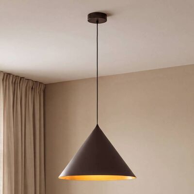 TK Lighting - Cono Brown XL 10062 - Brunt - Pendentel TK Lighting - Cono Brown XL 10062 - Brunt - Pendentel