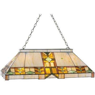 Clayre&Eef Tiffany hængelampe EDDART, dæmpbar, Multifarvet, Stue/spisestue, Glas, Tiffany Clayre&Eef Tiffany hængelampe EDDART, dæmpbar, Multifarvet, Stue/spisestue, Glas, Tiffany