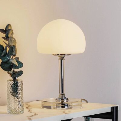 Sienna Lighting Ancilla Globusbordlampe Krom - Glas Transparent-Matt Sienna Lighting Ancilla Globusbordlampe Krom - Glas Transparent-Matt
