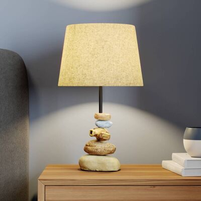 Euluna Vera Bordlampe - Stoffeskærm - 38cm Euluna Vera Bordlampe - Stoffeskærm - 38cm