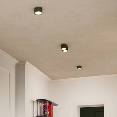 Loftslampe RIBLA SOLLUX LIGHTING, dæmpbar, Grøn, Stue/spisestue, Aluminium Loftslampe RIBLA SOLLUX LIGHTING, dæmpbar, Grøn, Stue/spisestue, Aluminium