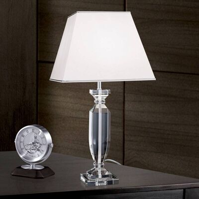 Orion Bordlampe Pokal, Hvid/opal, Stue/spisestue, Krystal Orion Bordlampe Pokal, Hvid/opal, Stue/spisestue, Krystal