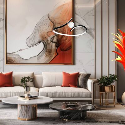 Hængelampe Perla Milagro Lighting, Sort, Stue/spisestue, Metal, Moderne Hængelampe Perla Milagro Lighting, Sort, Stue/spisestue, Metal, Moderne