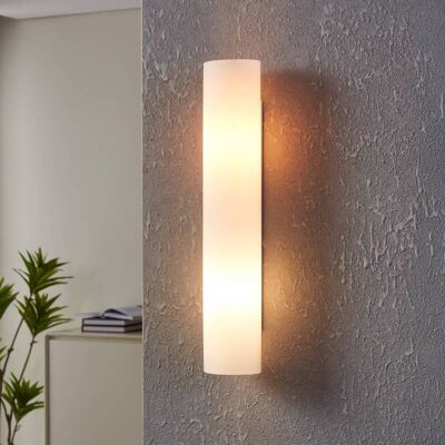 EGLO Væglampe ZENA, dæmpbar, Hvid/opal, Stue/spisestue, Metal, Moderne EGLO Væglampe ZENA, dæmpbar, Hvid/opal, Stue/spisestue, Metal, Moderne