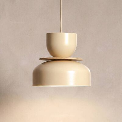 Hængelampe Uto ALDEX, dæmpbar, Creme/amber, Stue/spisestue, Metal, Moderne Hængelampe Uto ALDEX, dæmpbar, Creme/amber, Stue/spisestue, Metal, Moderne
