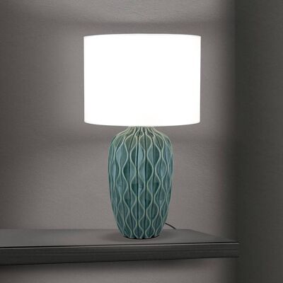 Orion Bordlampe Tortuga, Hvid/opal, Stue/spisestue, Keramik Orion Bordlampe Tortuga, Hvid/opal, Stue/spisestue, Keramik