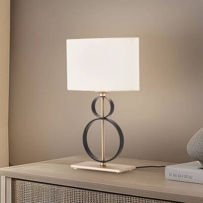 Bordlampe Priam Argon, Sort, Stue/spisestue, Metal Bordlampe Priam Argon, Sort, Stue/spisestue, Metal