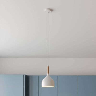Luminex Noak Træpendelampe - Industriel Stil Luminex Noak Træpendelampe - Industriel Stil