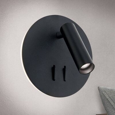 Orion LED væglampe Lenny, Sort, Soveværelse, Aluminium, Moderne Orion LED væglampe Lenny, Sort, Soveværelse, Aluminium, Moderne