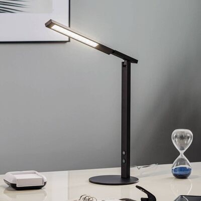 Fabas Luce LED skrivebordslampe Ideal, dæmpbar, Sort, Arbejdsværelse, Aluminium, Moderne Fabas Luce LED skrivebordslampe Ideal, dæmpbar, Sort, Arbejdsværelse, Aluminium, Moderne