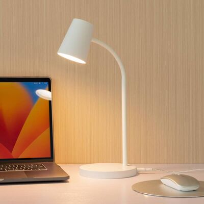 Lindby Ailina Hvid Moderne Bordlampe - Belysning Lindby Ailina Hvid Moderne Bordlampe - Belysning