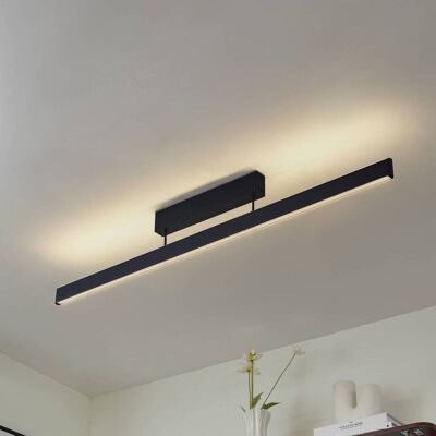 Smart loftslampe Mylosh Lucande, dæmpbar, Sort, Stue/spisestue, Aluminium, Moderne Smart loftslampe Mylosh Lucande, dæmpbar, Sort, Stue/spisestue, Aluminium, Moderne