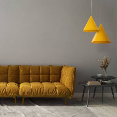 Hængelampe Cono TK Lighting, dæmpbar, Gul/orange, Stue/spisestue, Metal, Moderne Hængelampe Cono TK Lighting, dæmpbar, Gul/orange, Stue/spisestue, Metal, Moderne