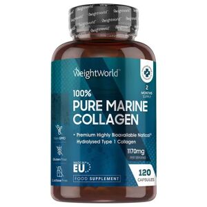 Marine Collagen 1170 mg, 120 stk hydrolyseret collagen kapsler