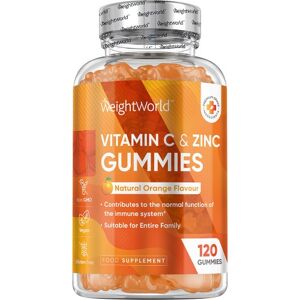 C-vitamin & Zink Gummies - 100mg 120 Gummies - Vitaminpiller forklædt som vingummier