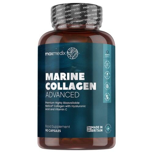 Marine Collagen med Hyaluronsyre, 90 kapsler - Kosttilskud til hud, knogler & led