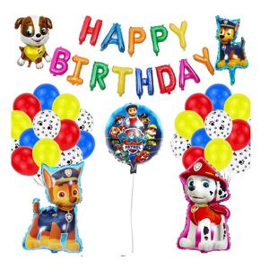 Børneselskab Balloon Bow Paw Patrol - Tillykke med fødselsdagen