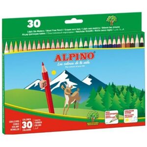 Farveblyanter Alpino AL010659 Multifarvet 30 Dele Sort 24 Dele (30 enheder)