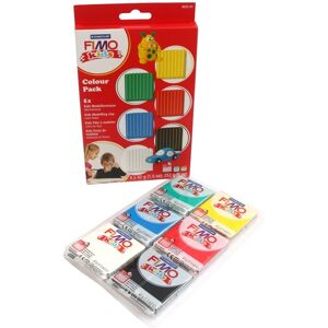 STAEDTLER Fimo FIMO® Kids ler, standardfarver, 6x42 g/ 1 pk.