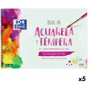 Watercolour Pad Oxford 10 Sheets 300 g/m² (5 Units)