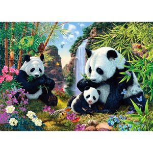 Tbutik Diamantmaleri 5D DIY diamantmaling Giant panda størrelse 30 * 40cm