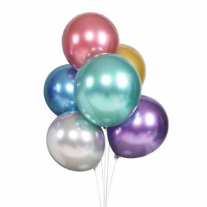 Megabilligt 50-pack balloner metallisk i blandede farver fest fødselsdag