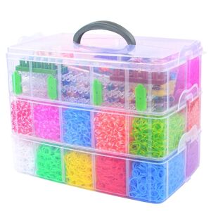 Mobil o Teknik Super large Loom Bands Kit - 28.000 stk og masser af tilbehør.