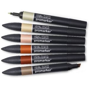 WINSOR Promarker set, earth tones 6pcs