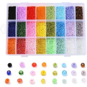 Otego DIY - Pärllåda - Seed beads - 2mm -19000st- Smyckestillverkning