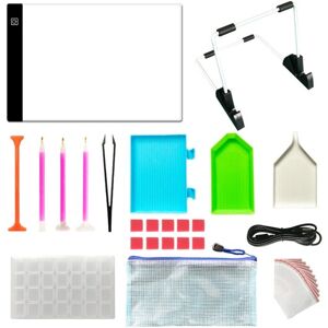 My Store 33stk / sæt H-ZS4 DIY Diamond Painting Tool Kit Drill Pen Håndlavet belysningsplade Combo Kit