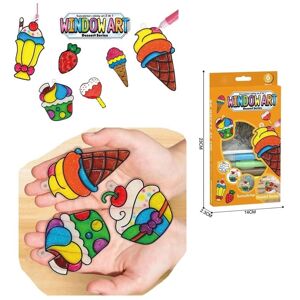 Hobbytoys Beocreo Window Art 6 mallar 6 färger, Desserter