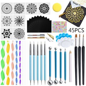 Shoppo Marte 45 In 1  Mandala Tool Painting Set Cutout Template