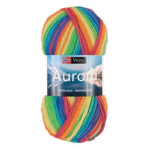 Aurora Garn Ullmix 150 g Foxglove 635 Viking Garn