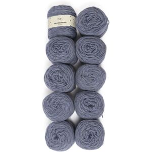 10-pack Felting Wool 100 g Denim Blue A123 Adlibris