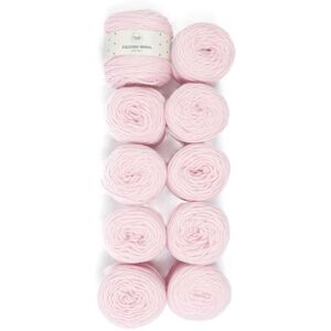 10-pack Felting Wool 100 g Light Pink A117 Adlibris