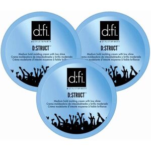 3-pack D:fi D:struct Molding Cream Blue Big 150g