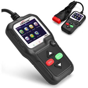 MTK KONNWEI KW680 OBDII/EOBD Scanner OBD2 CAN-buskodelæser - sort