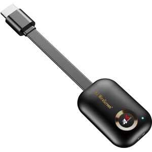 INF Trådløs HDMI donglemodtager 5G/2.4G 4K G9 Plus Sort